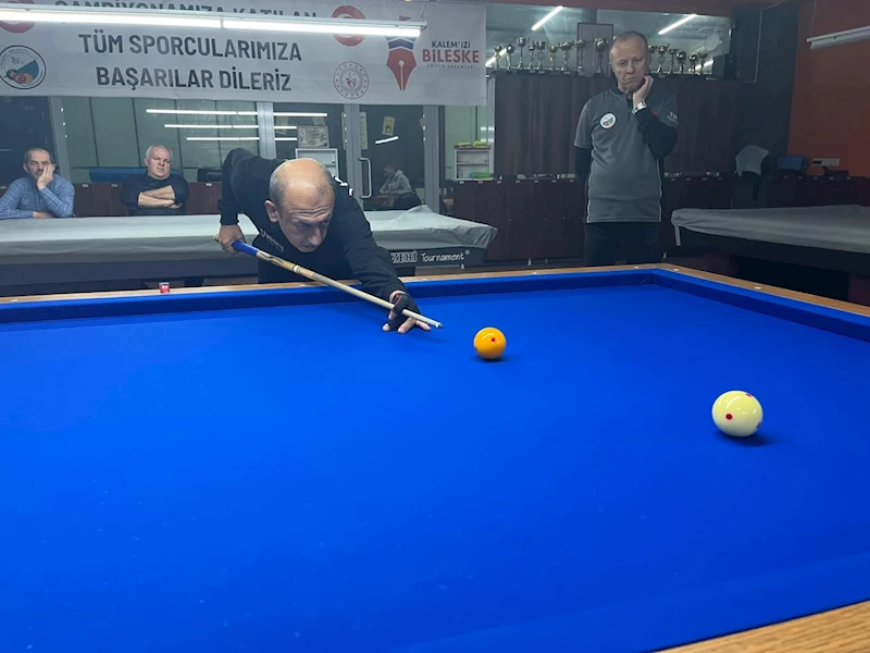 Afyonkarahisar'da Üç Bant Bilardo Heyecanı