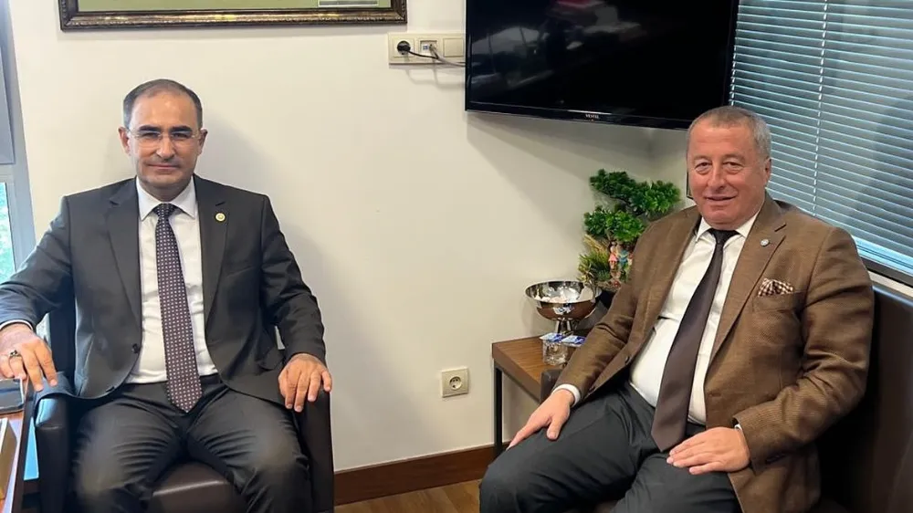 AK Parti Afyonkarahisar Milletvekili Hasan Arslan'dan İYİ Parti Milletvekili Hakan Şeref Olgun'a Ziyaret