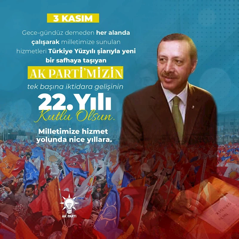 AK Parti'nin 22. Yılı: Türkiye'nin İlerleme Yolculuğunda Bir Dönüm Noktası