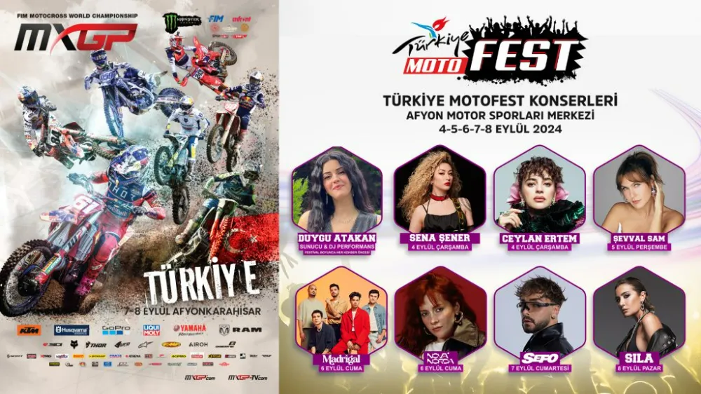 Dünya Motokros Şampiyonası ve Türkiye MOTOFEST Afyonkarahisar'da Buluşuyor